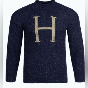 Harry Potter Wizarding World ‘H' Sweater Navy XS NWT